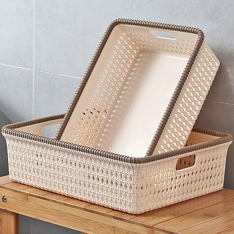 Plastic Wicker Style Storage B - đánh giá và giá Junk Food Snacks