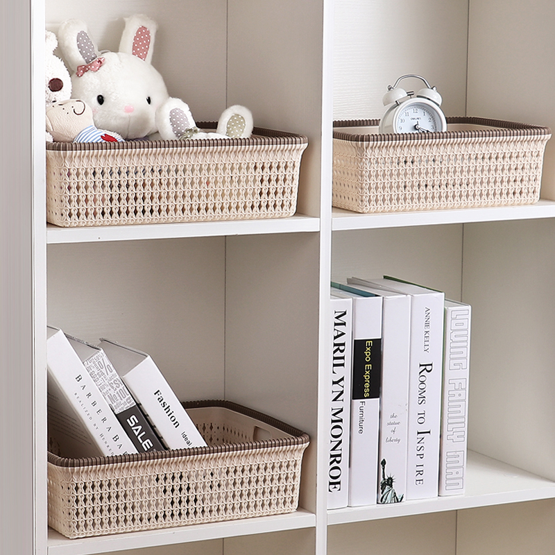 Plastic Wicker Style Storage B - đánh giá và giá Junk Food Snacks