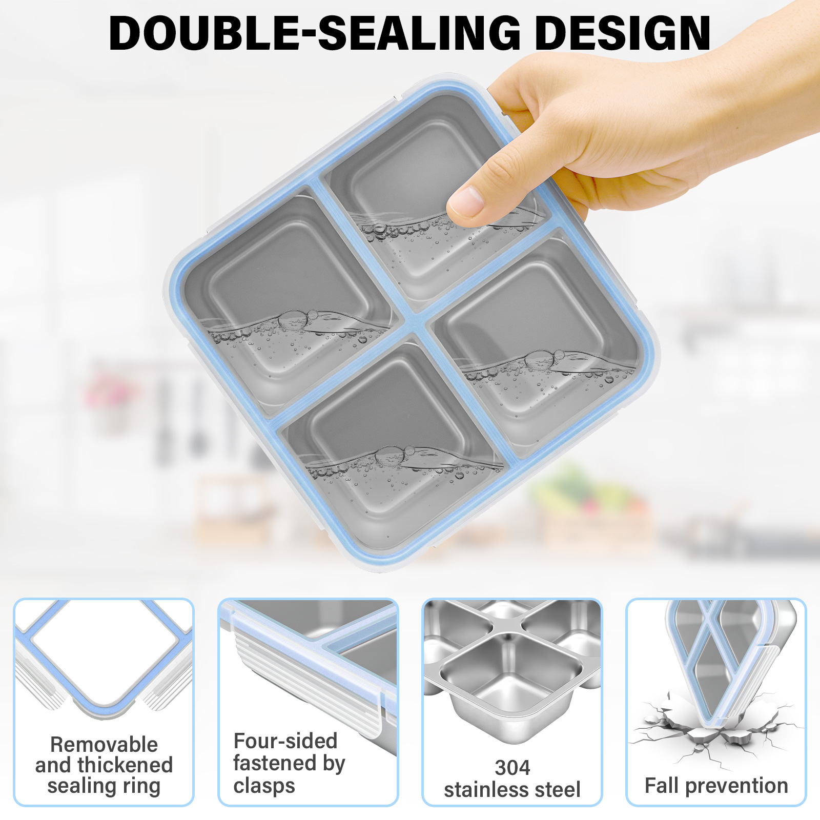 2 Pcs Stainless Steel Snack Bo - đánh giá và giá Food Snacks For School