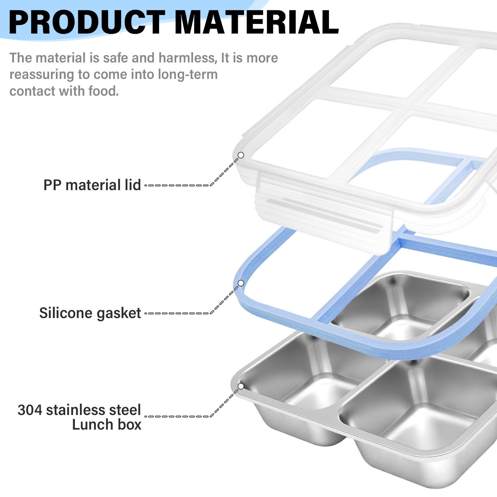 2 Pcs Stainless Steel Snack Bo - đánh giá và giá Food Snacks For School