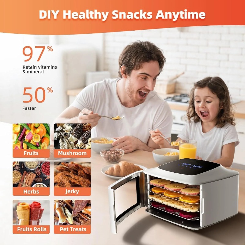 Digital Food Dehydrator - 4-Tr - đánh giá và giá Food Dehydrator Snacks