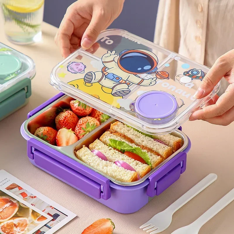 Unicorn Cartoon Bento Lunch Bo - đánh giá và giá Food Snacks For School