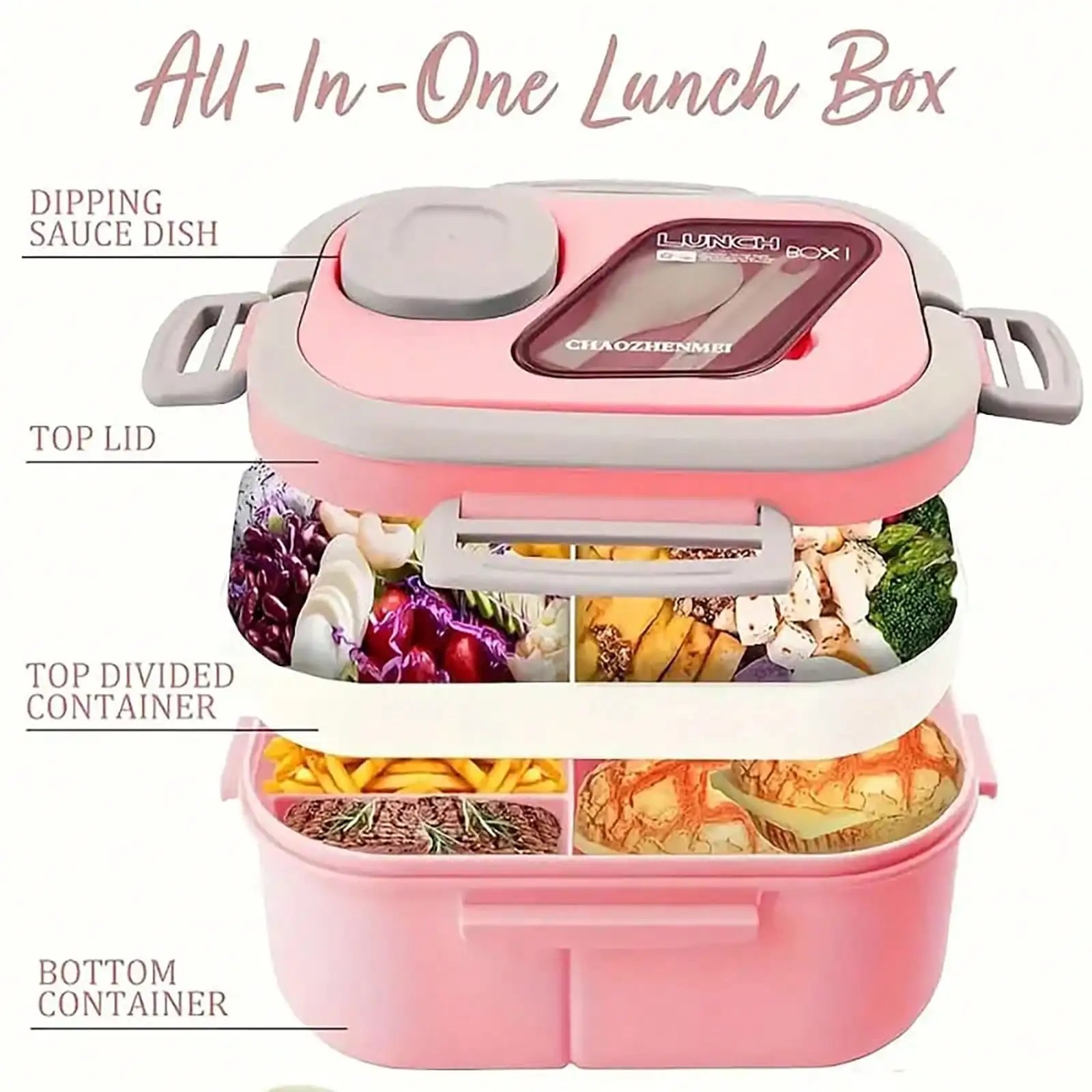 2-Layer Multi-Compartment Insu - đánh giá và giá Food Snacks For School
