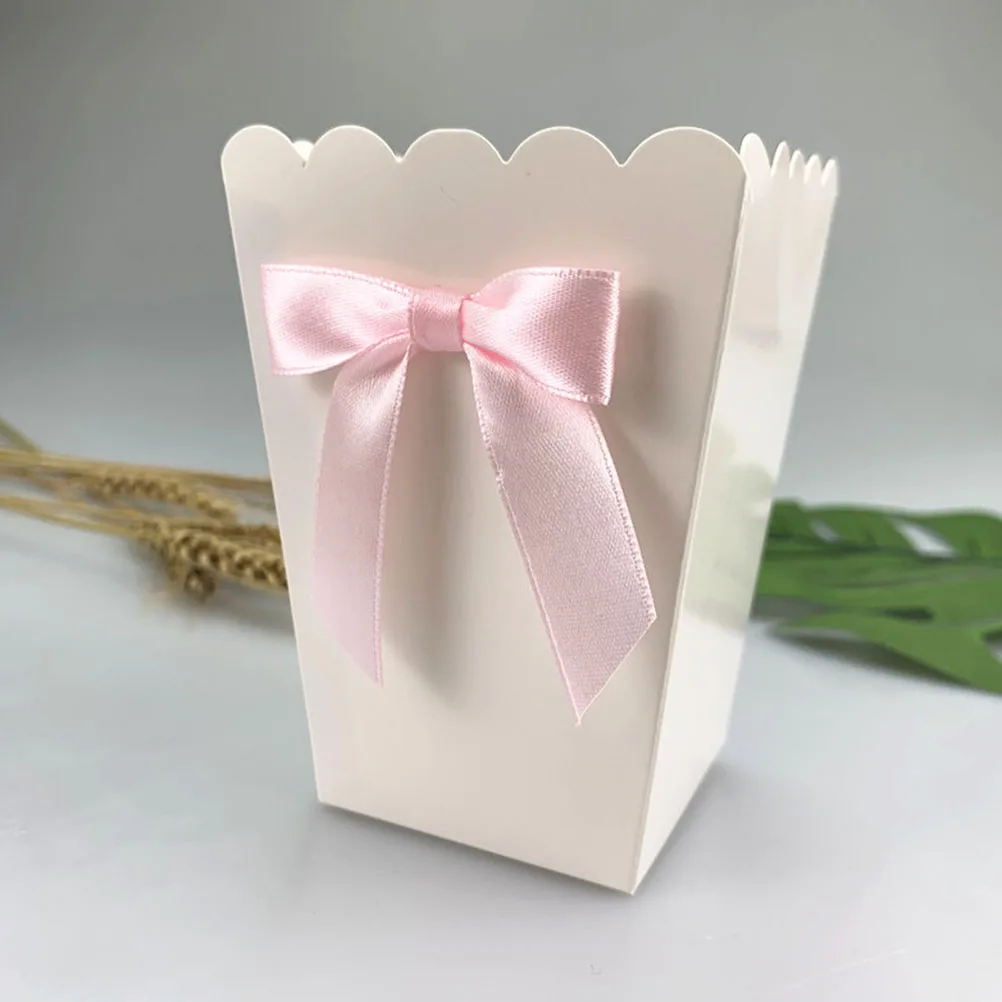 12pcs Pink Bow Popcorn Box Par - đánh giá và giá Food Snacks For Baby Shower