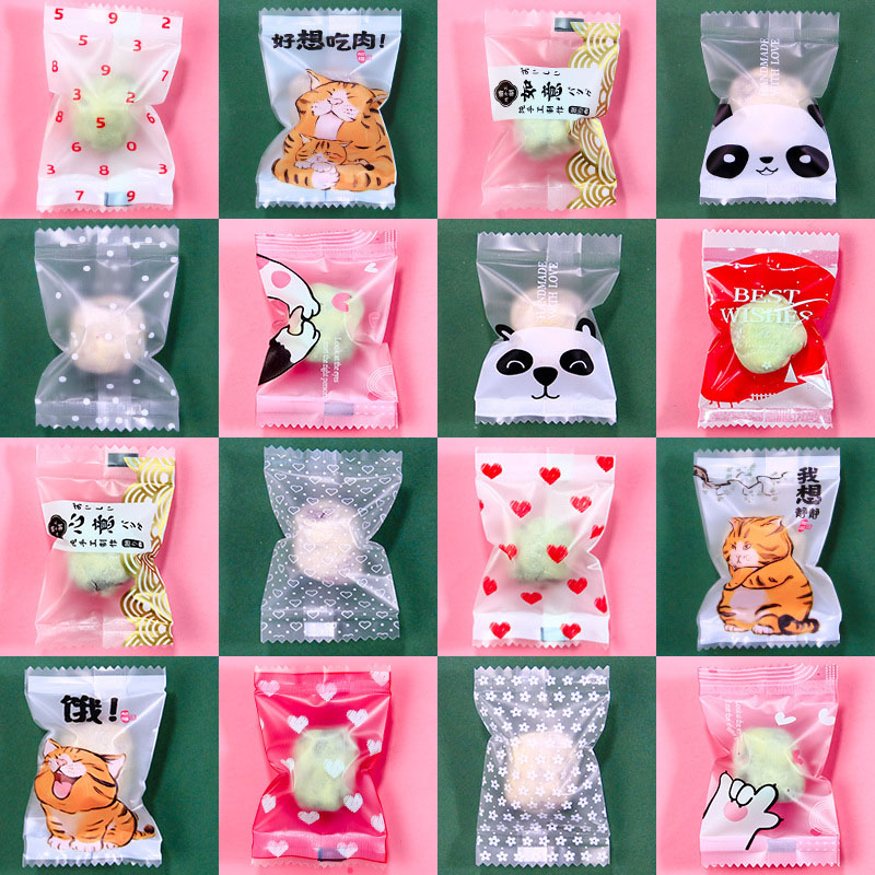 AQ 100pcs/lot Cartoon Cute Cat - đánh giá và giá Food Snacks For Baby Shower