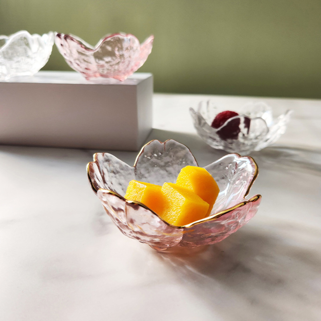 3 Pcs Glass Sauce Dish Japanes - đánh giá và giá Peanut Butter Snack