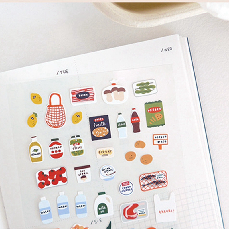 Suatelier “Market” Sticker No. - đánh giá và giá Junk Food Snacks