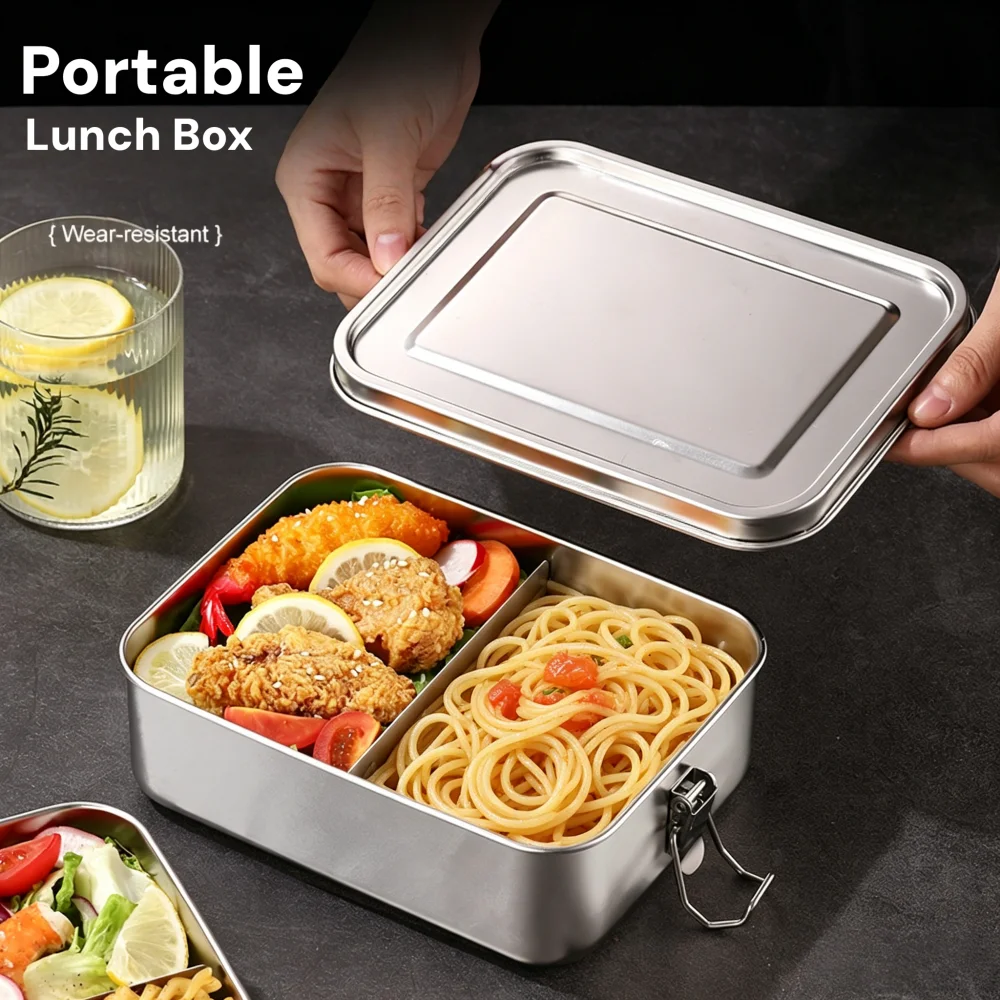 Stainless Steel Bento Box Meta - đánh giá và giá Food Snacks For School
