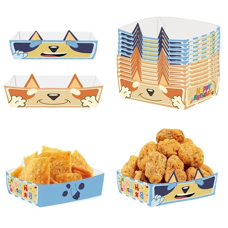 24 Pcs Bluey Paper Food Servin - đánh giá và giá Food Snacks For Baby Shower