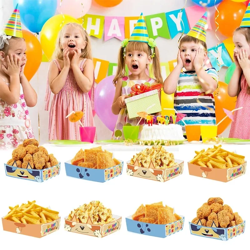 24 Pcs Bluey Paper Food Servin - đánh giá và giá Food Snacks For Baby Shower