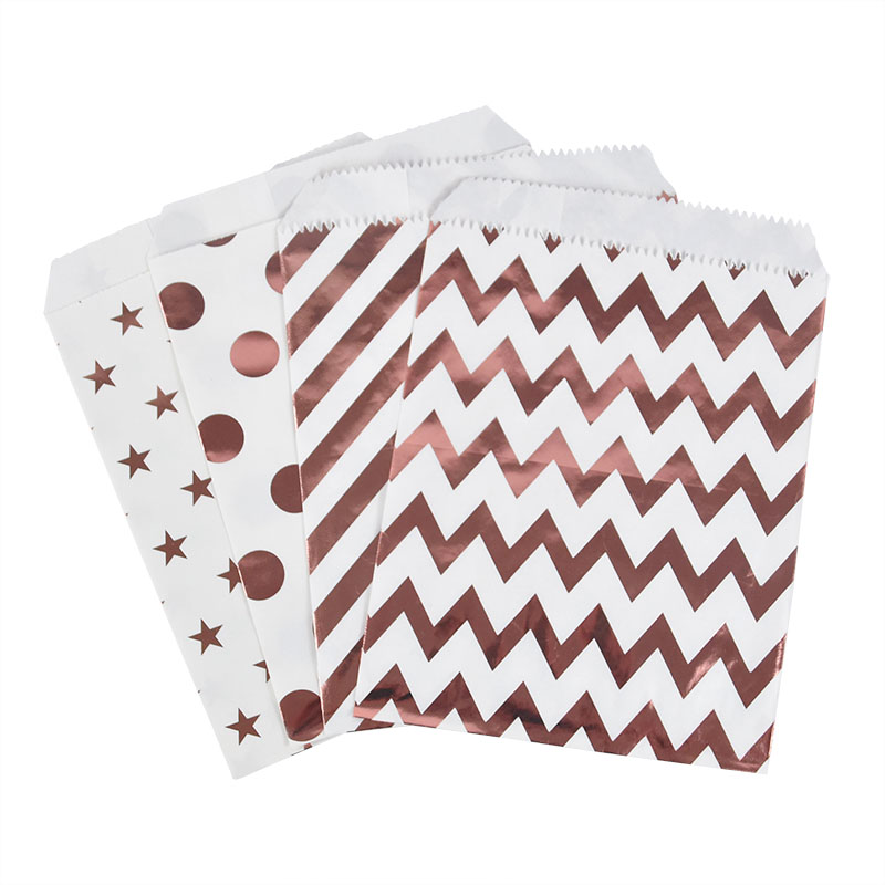 25/50pcs Rose Gold Candy Paper - đánh giá và giá Food Or Snacks