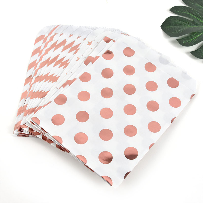 25/50pcs Rose Gold Candy Paper - đánh giá và giá Food Or Snacks