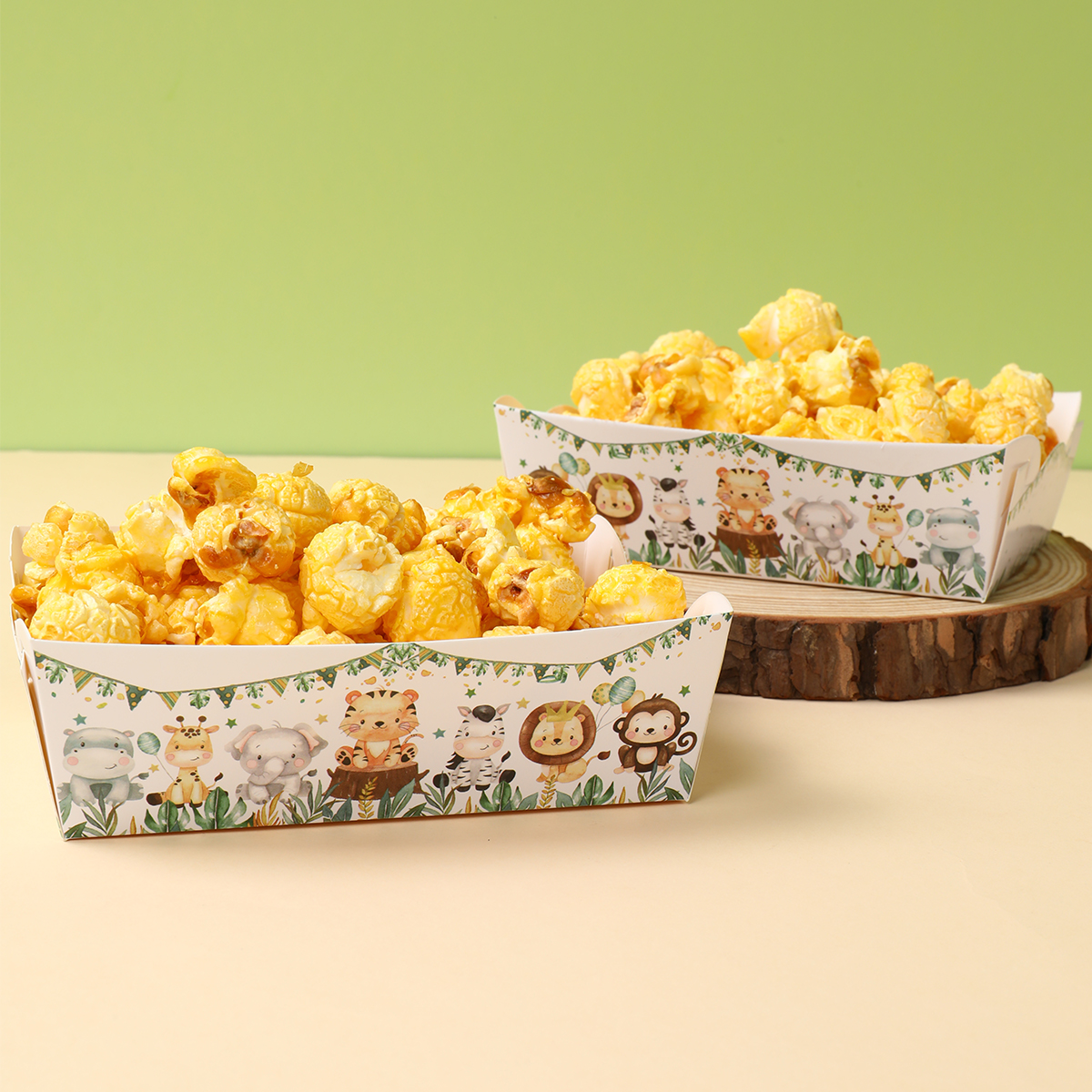 Jungle Animal Mini Snack Trays - đánh giá và giá Food Snacks For Baby Shower