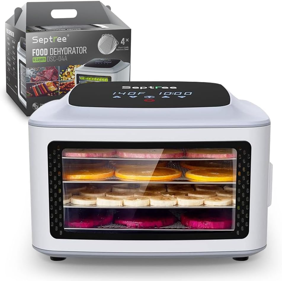 Compact Food Dehydrator, 4 Sta - đánh giá và giá Food Dehydrator Snacks