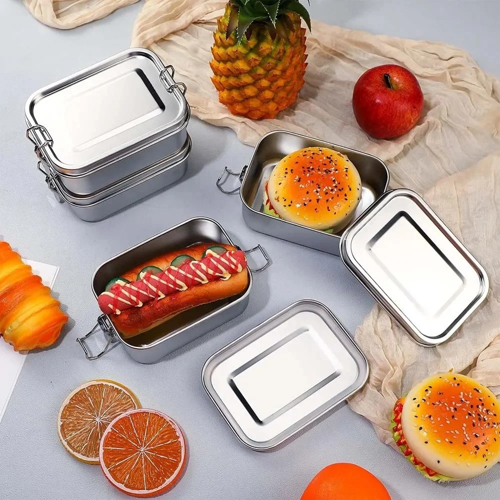 Stainless Steel Bento Box Meta - đánh giá và giá Food Snacks For School
