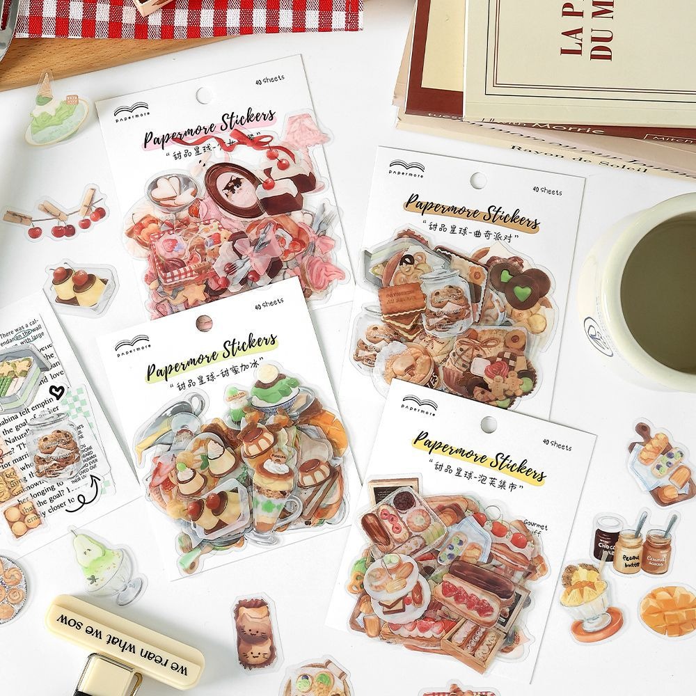 Cute Foods Snack Cake Stickers - đánh giá và giá Junk Food Snacks