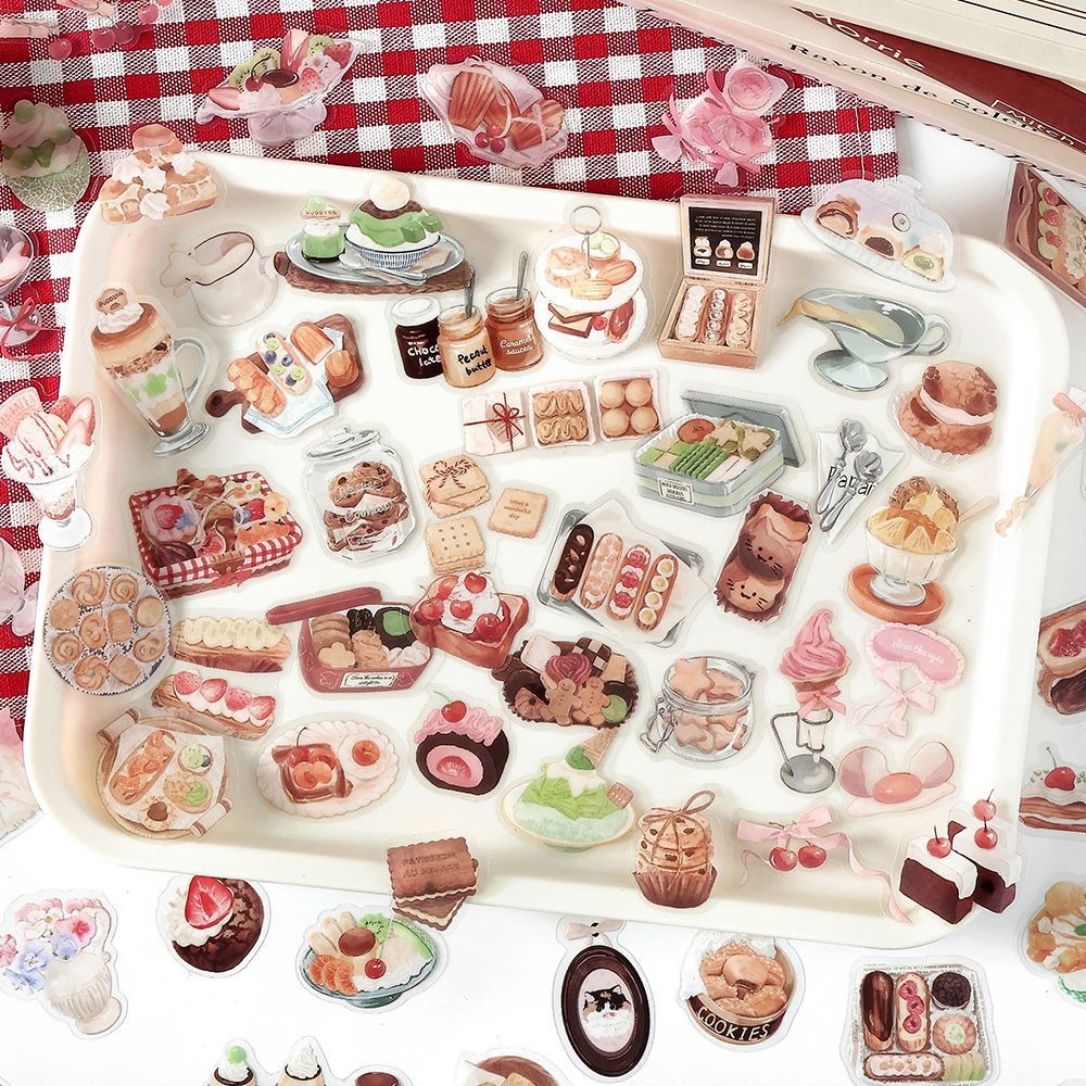 Cute Foods Snack Cake Stickers - đánh giá và giá Junk Food Snacks