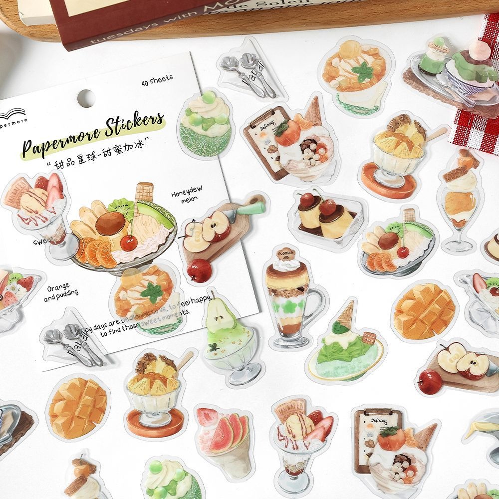 Cute Foods Snack Cake Stickers - đánh giá và giá Junk Food Snacks