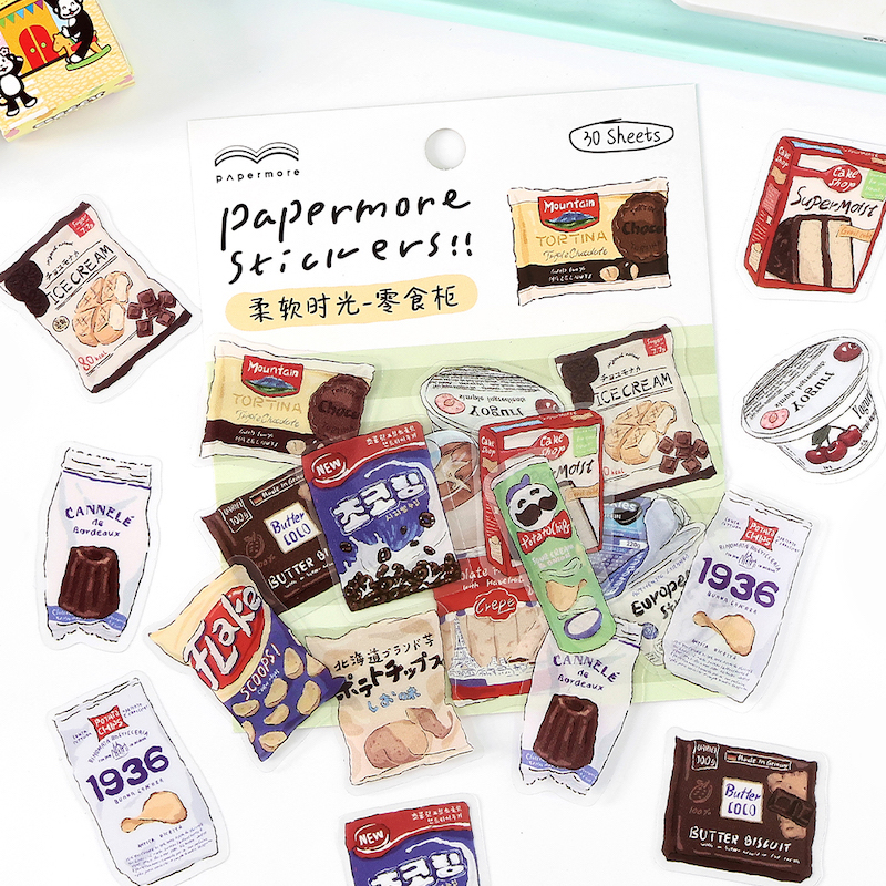 Cute Food Drink Snack Stickers - đánh giá và giá Junk Food Snacks
