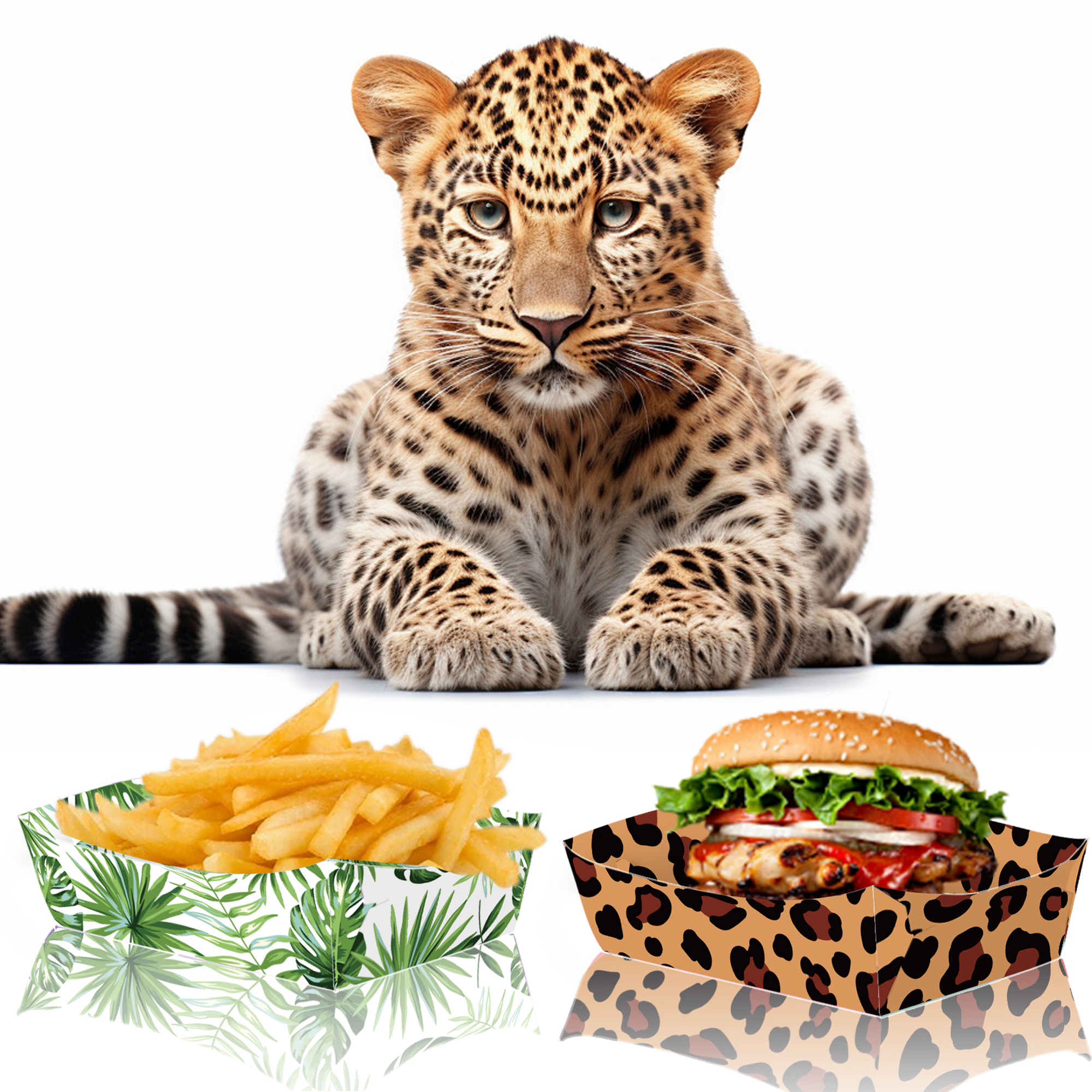 6-36pcs Jungle Safari Theme Fo - đánh giá và giá Food Snacks For Baby Shower