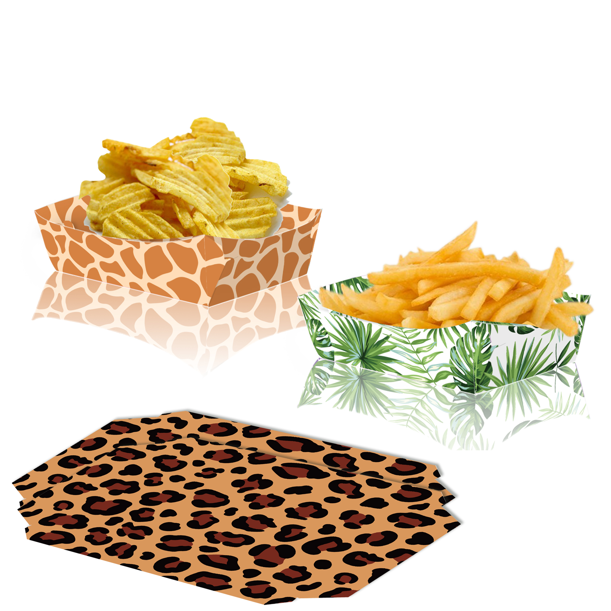 6-36pcs Jungle Safari Theme Fo - đánh giá và giá Food Snacks For Baby Shower