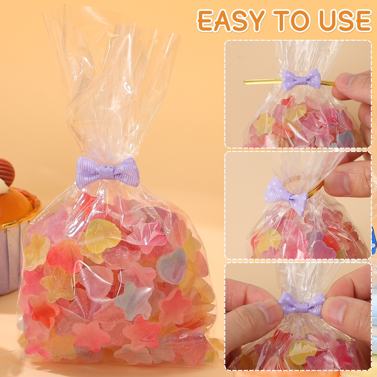 100Pcs Food Safe Polyester Twi - đánh giá và giá Food Snacks For Baby Shower