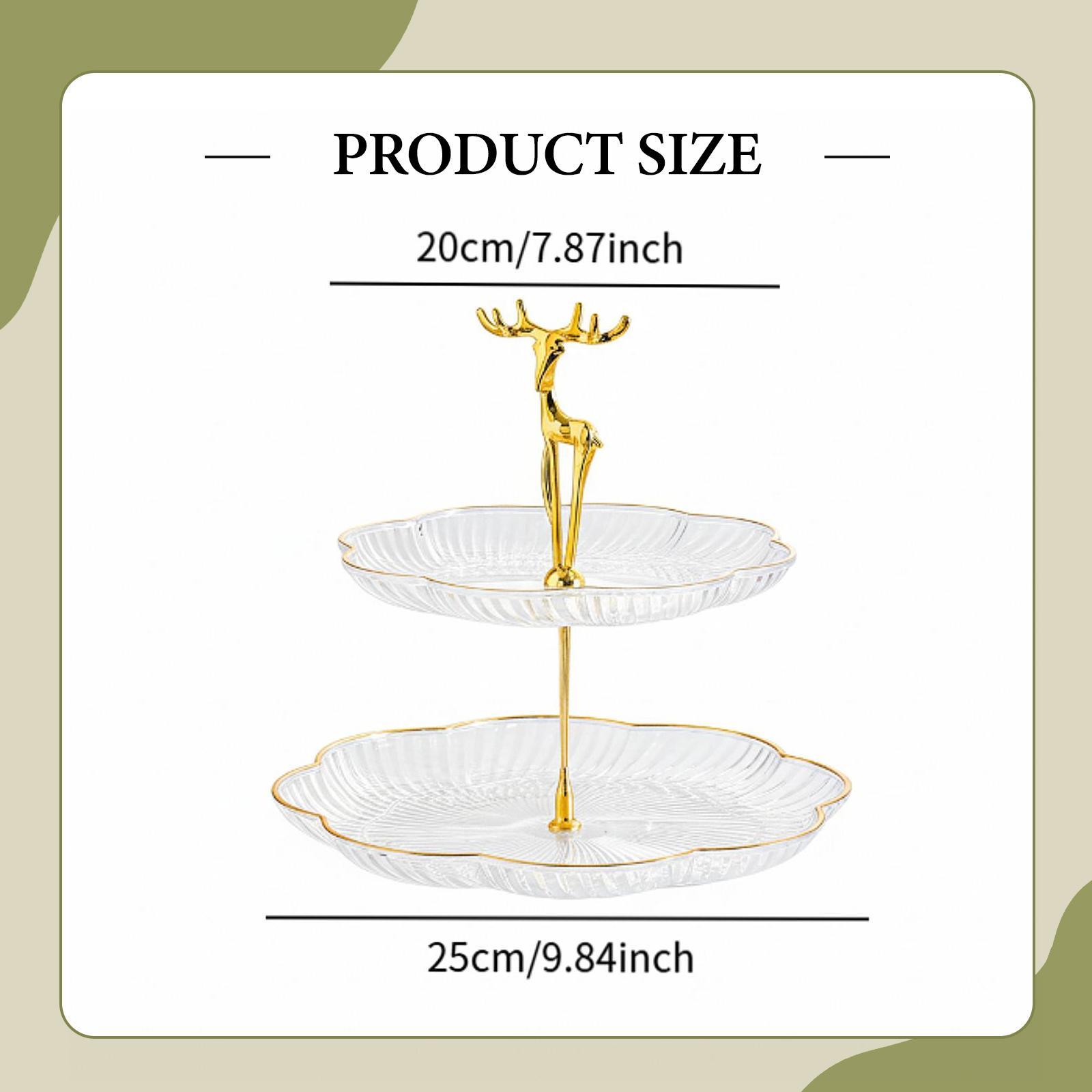 2 Tiers Cake Display Stand Mul - đánh giá và giá Food Snacks For Baby Shower
