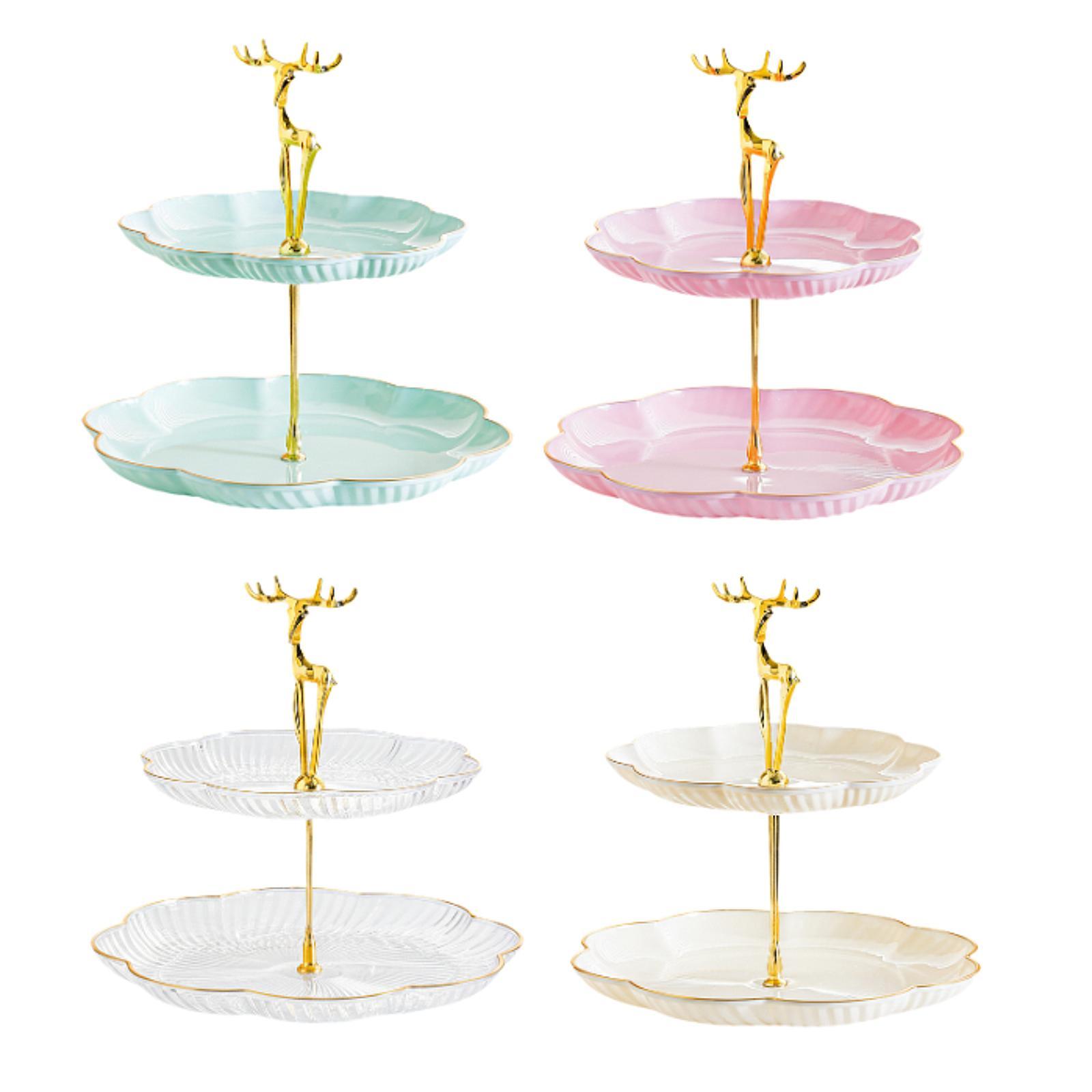 2 Tiers Cake Display Stand Mul - đánh giá và giá Food Snacks For Baby Shower