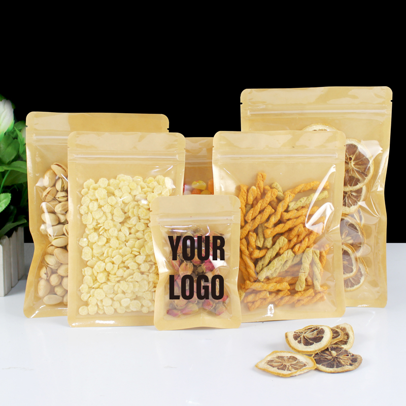 100pcs Eco-friendly Kraft Pape - đánh giá và giá Food Snacks For School