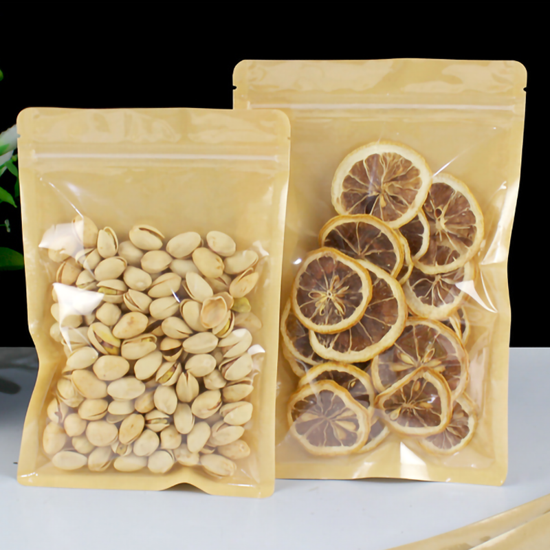 100pcs Eco-friendly Kraft Pape - đánh giá và giá Food Snacks For School
