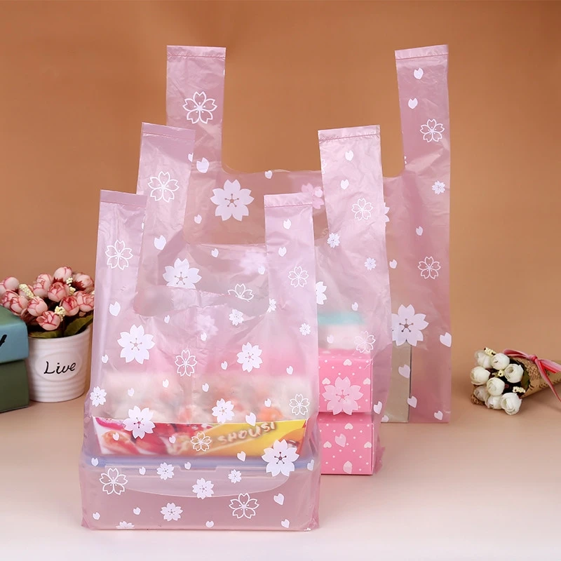 100Pcs/bag Pink Sakura Vest Ba - đánh giá và giá Food Or Snacks