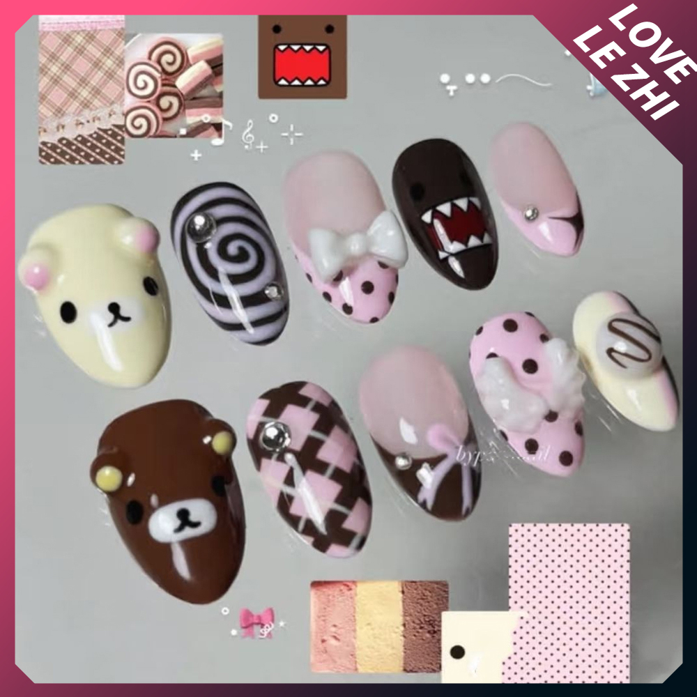 10Pcs Cartoon Kawaii Anime Ril - đánh giá và giá Food Or Snacks