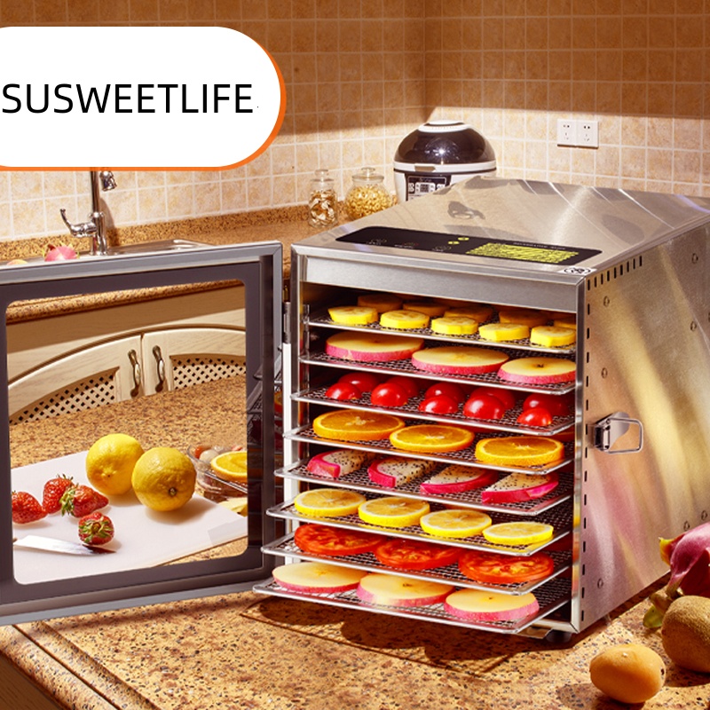 500W 8-Tray Large Capacity Foo - đánh giá và giá Food Dehydrator Snacks