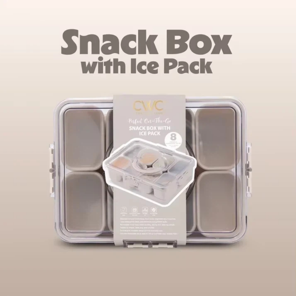 8-Compartment Snack Box Food S - đánh giá và giá Food Snacks For School
