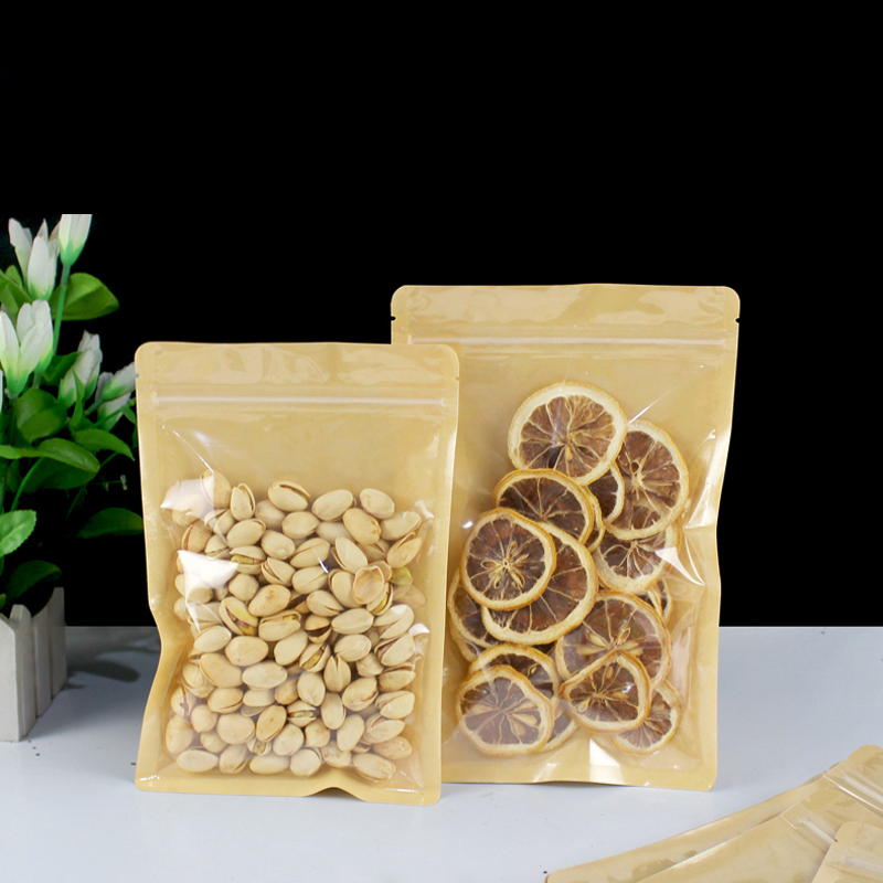 Brown One Side Clear Resealabl - đánh giá và giá Food Or Snacks