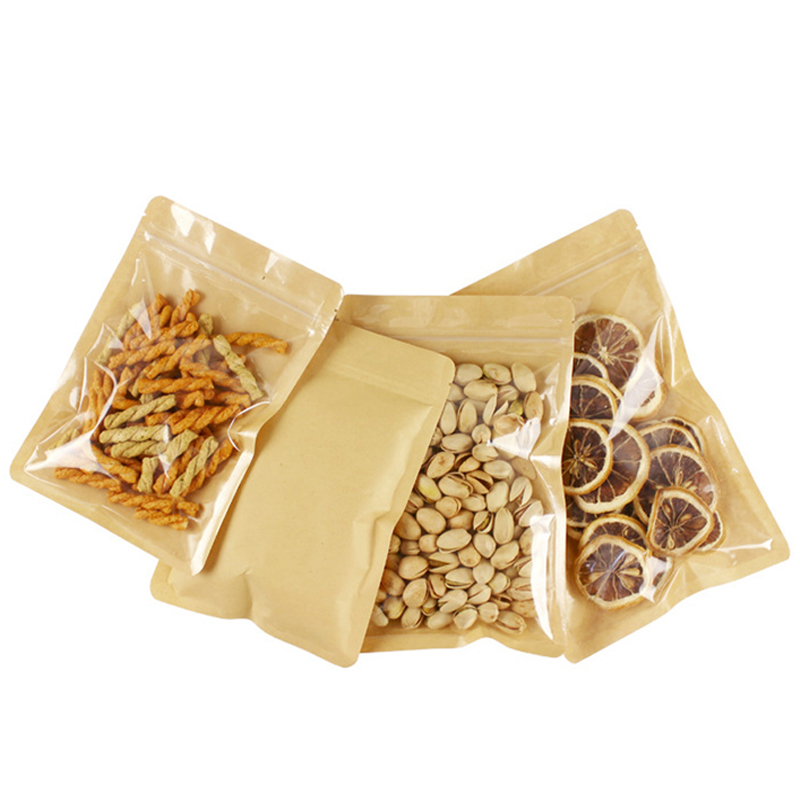 Brown One Side Clear Resealabl - đánh giá và giá Food Or Snacks