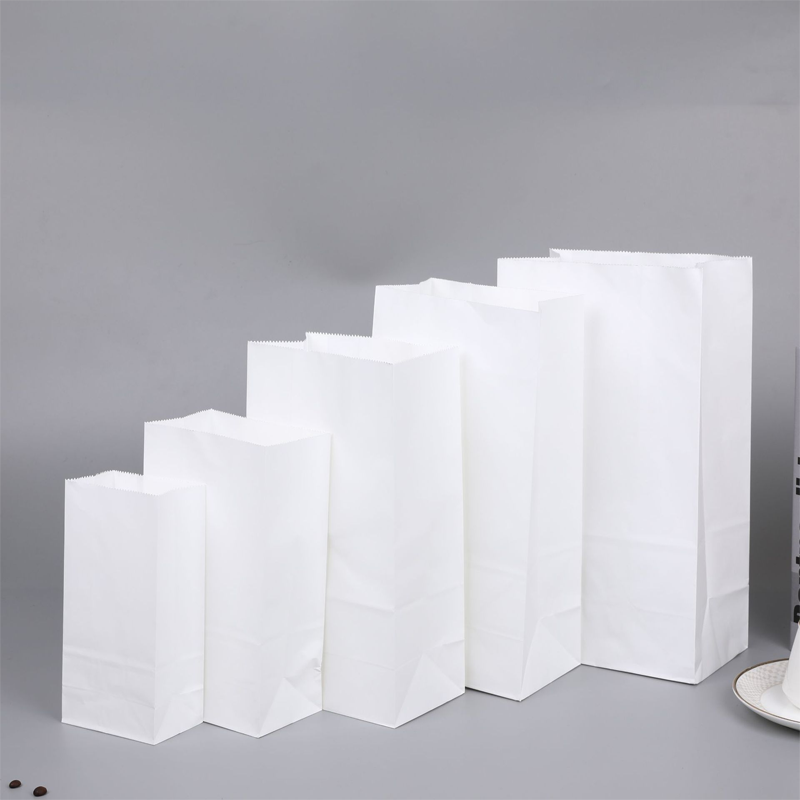 50Pcs/White Kraft Paper Bags F - đánh giá và giá Food Or Snacks