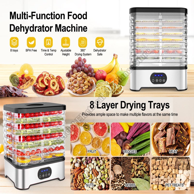Digital Food Dehydrator Temper - đánh giá và giá Food Dehydrator Snacks