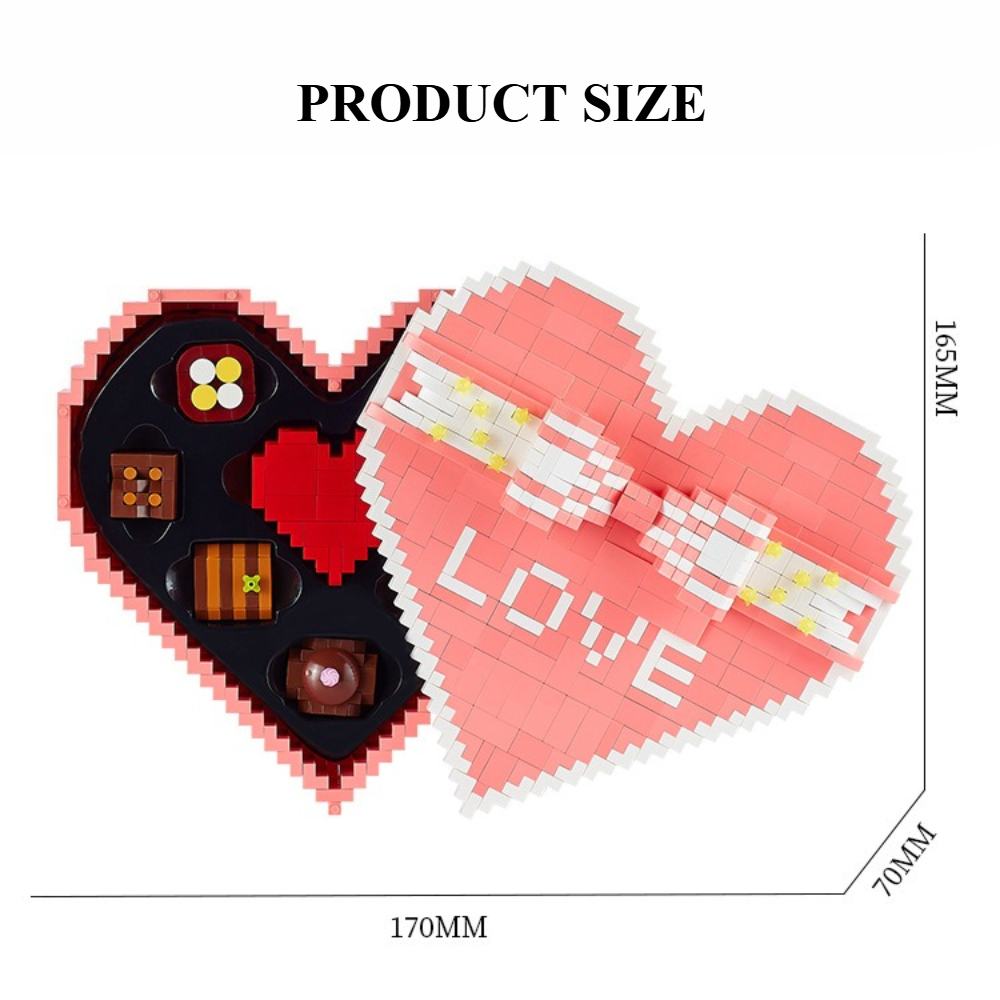 Heart-shaped chocolate box bui - đánh giá và giá Junk Food Snacks