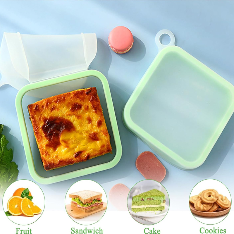 Silicone Sandwich Toast Bento  - đánh giá và giá Food Or Snacks
