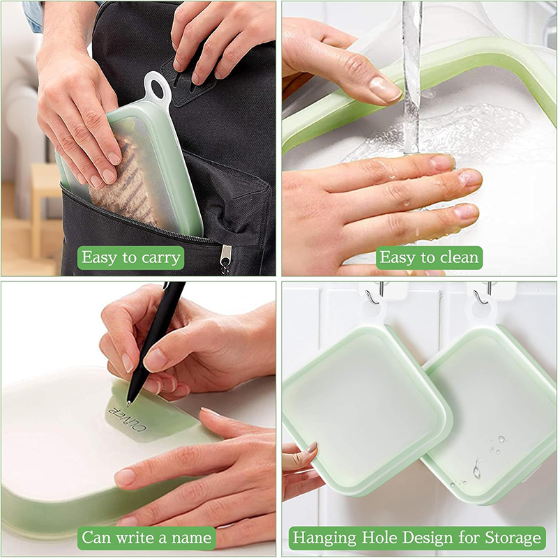 Silicone Sandwich Toast Bento  - đánh giá và giá Food Or Snacks