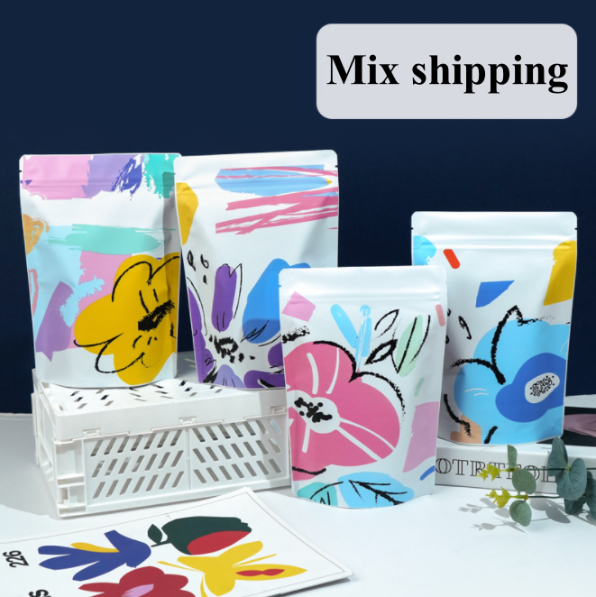 100PCS Aluminum Foil Stand-up  - đánh giá và giá Food Snacks For School