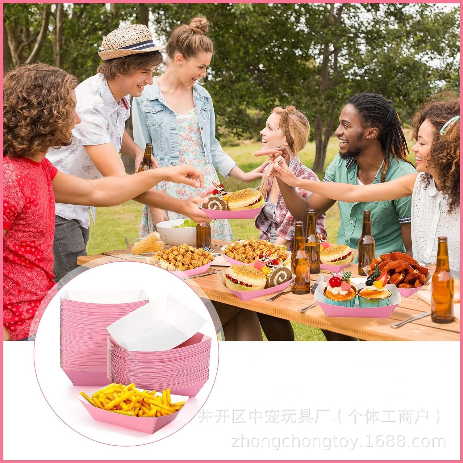 6-30pcs Solid Color Paper Boat - đánh giá và giá Food Snacks For Baby Shower