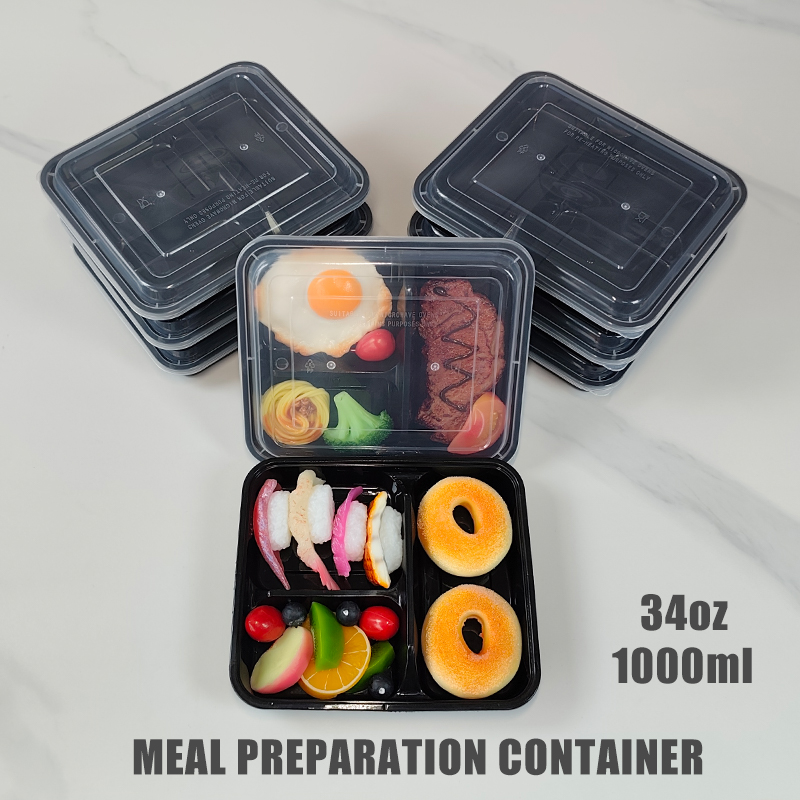 3-Compartment 34 Oz/1000 Ml, 1 - đánh giá và giá Food Snacks For School