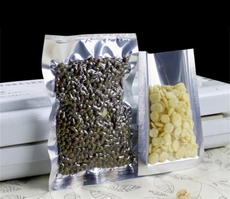100 Pack Silver Glossy Flat Po - đánh giá và giá Food Snacks For School