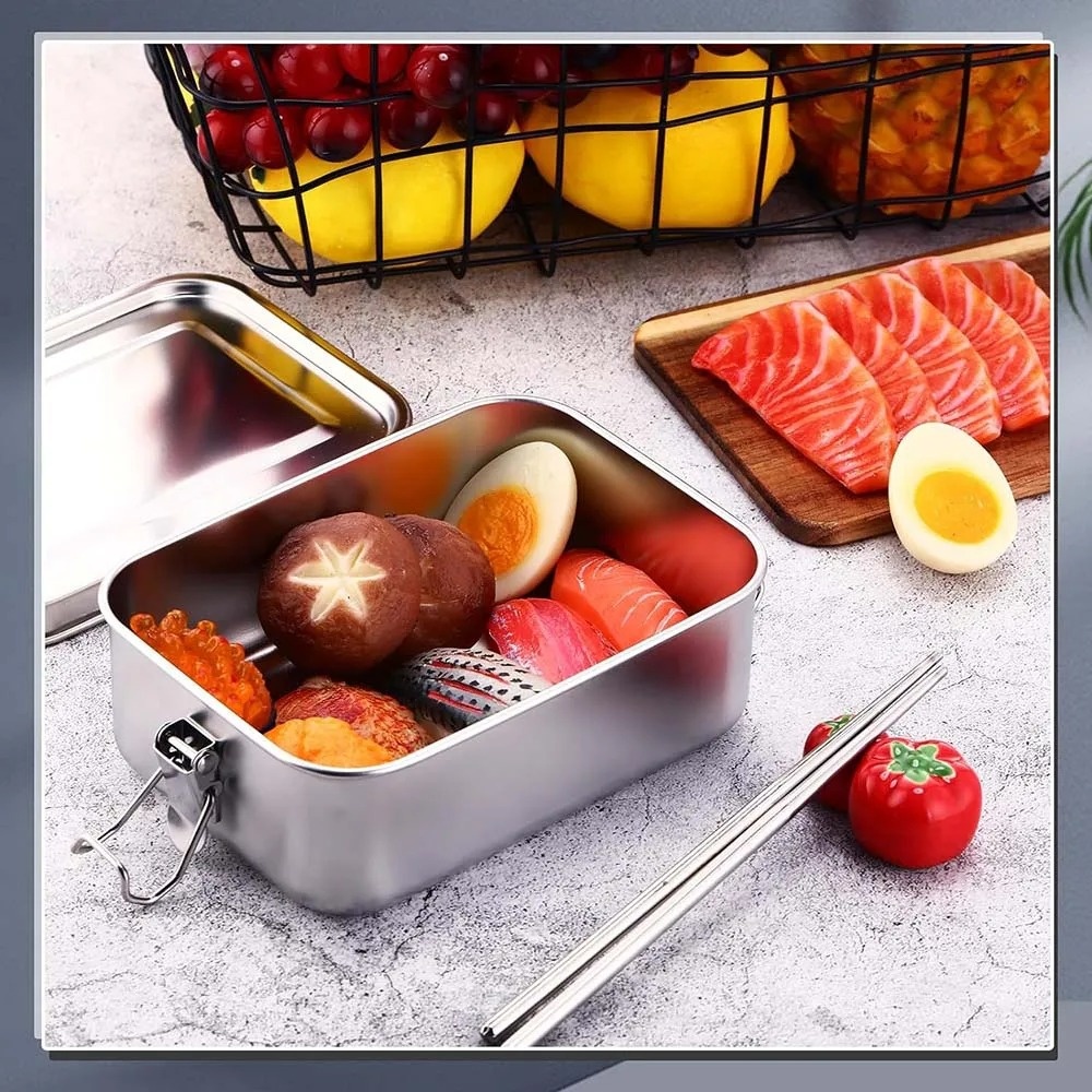 Stainless Steel Bento Box Meta - đánh giá và giá Food Snacks For School